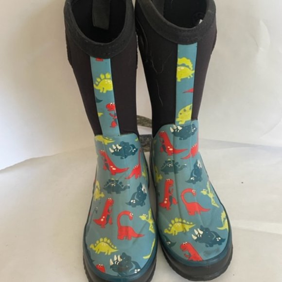 Oakiware kids size 13 rainboot with dinosaurs - Picture 2 of 4